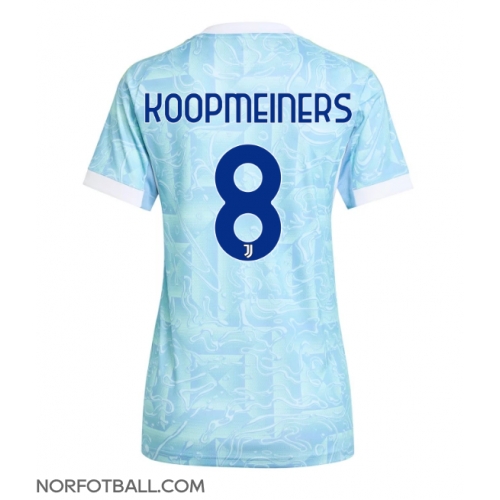 Billige Fotballdrakt Juventus Teun Koopmeiners #8 Replika Bortedrakt Dame 2025-26 Kortermet Billige Fotballdrakt Juventus Teun Koopmeiners #8 Replika Bortedrakt Dame 2025-26 Kortermet